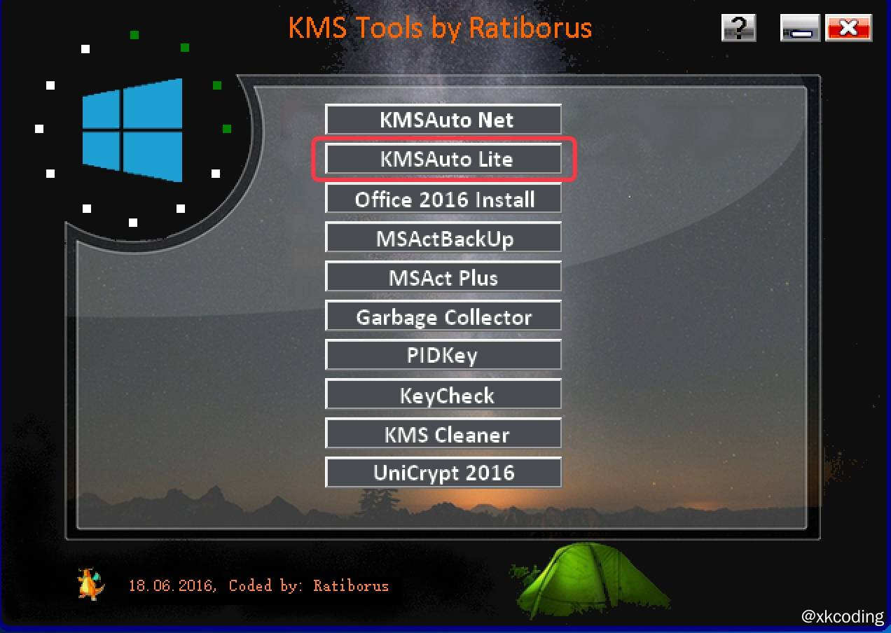 选择 KMSAuto Lite 
