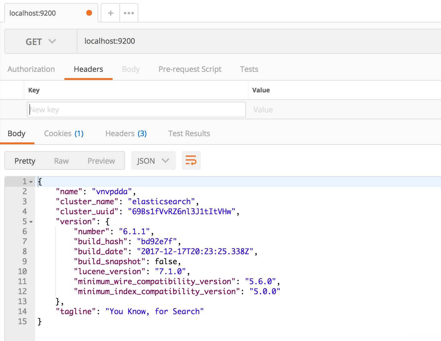PostMan测试单机部署结果