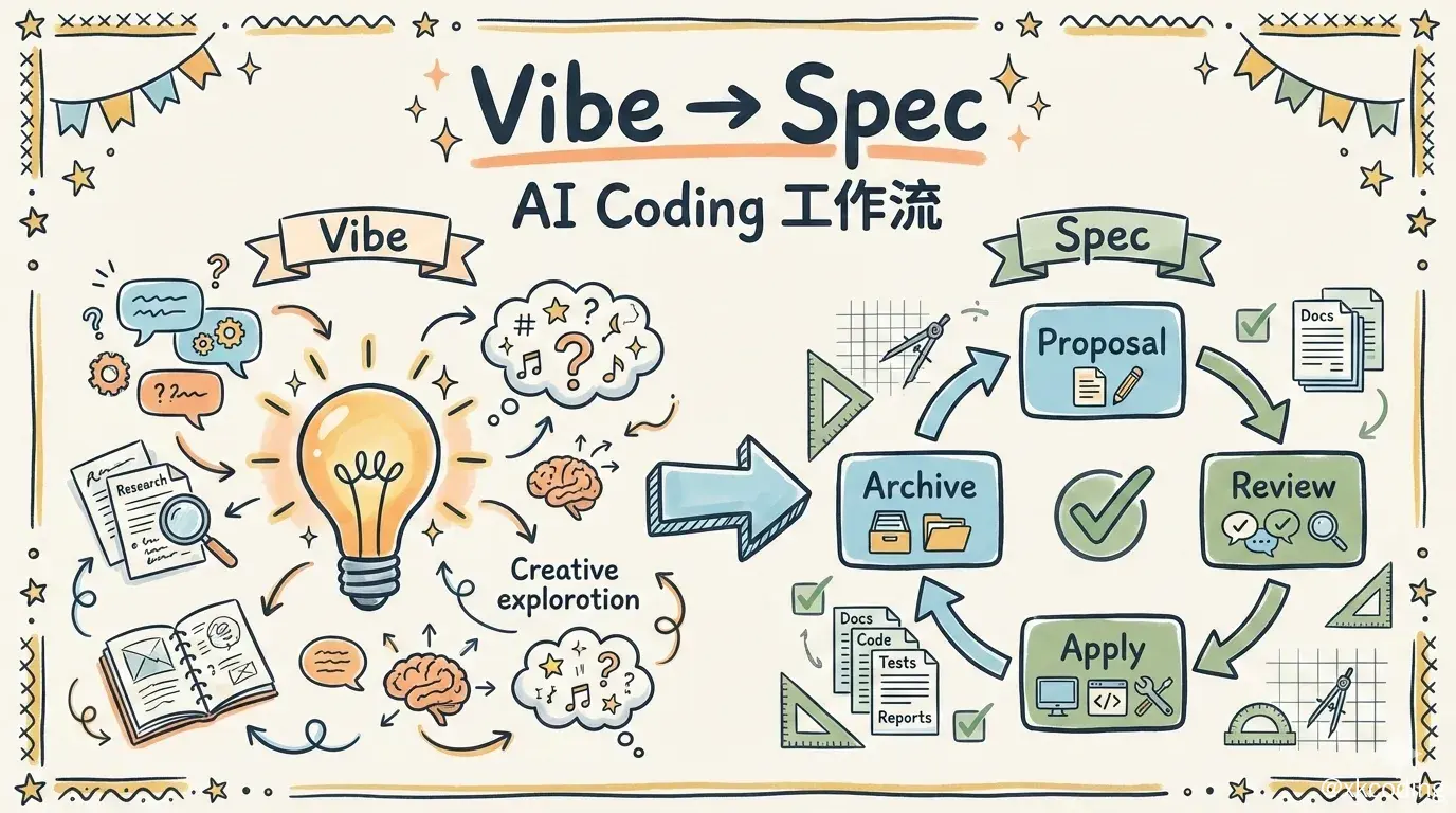 从 Vibe 到 Spec：我的 AI Coding 工作流